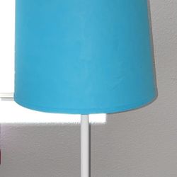 Ashley Shonie Metal Table Lamp in Teal and White