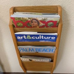 Wall Mounted Magazine Display