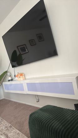Modern Floating TV Unit with LED Lighting