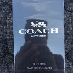 Coach New York 3.3oz EDT Men Sealed NIB