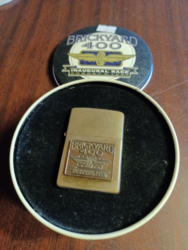 Zippo Brickyard 400 Inaugural Race Lighter