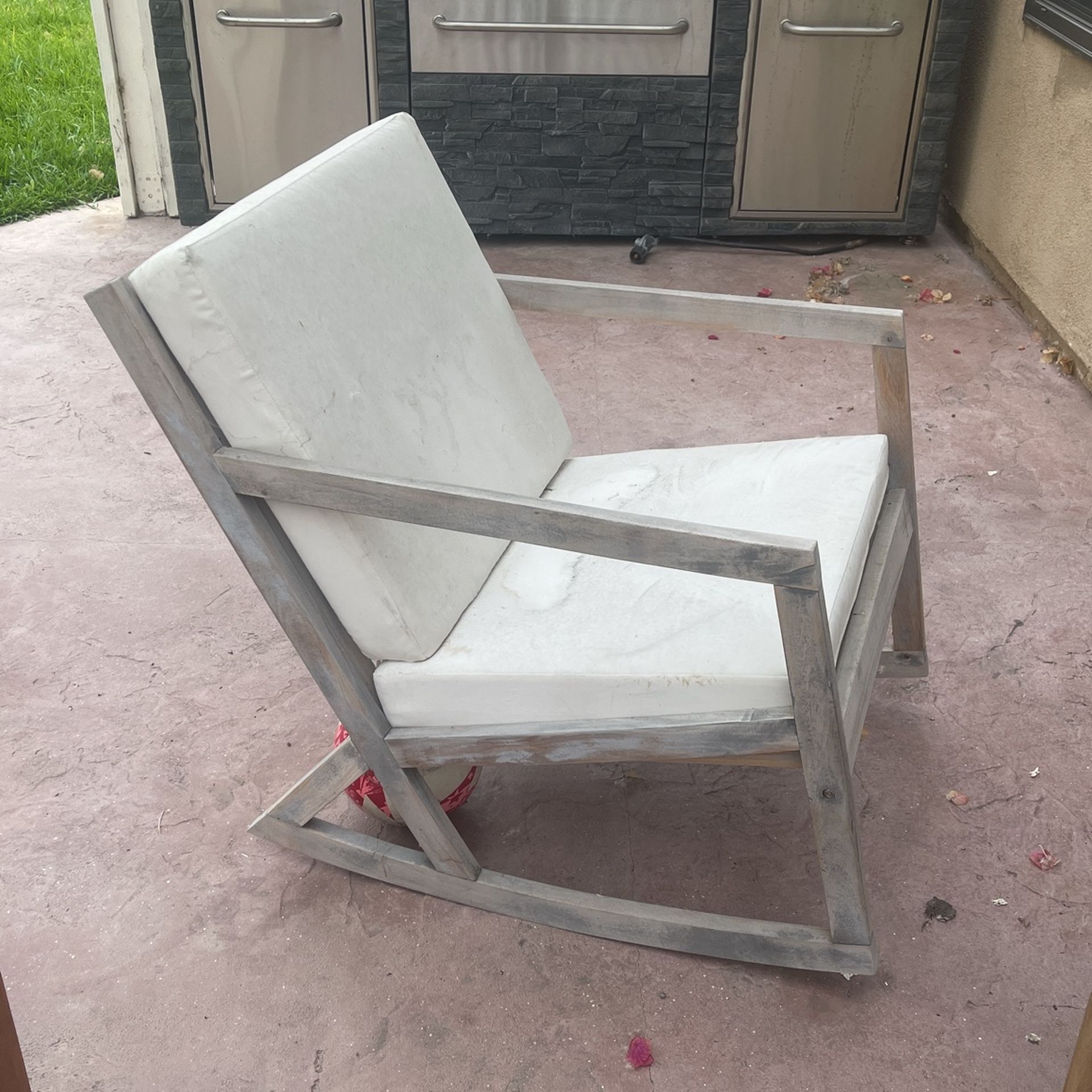 Wooden Outdoor Rocking Chair