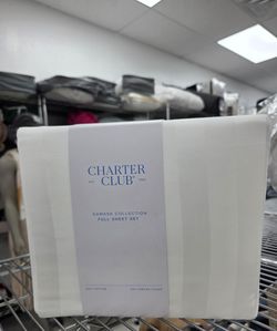 Sheet set charter club 100% cotton full size