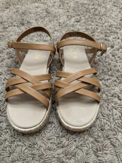 Girls Brown Sandals size 2 - $10