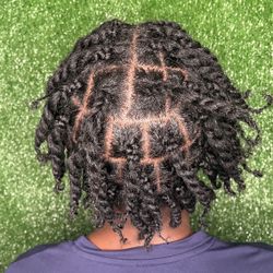 Men Two Strand Twist 