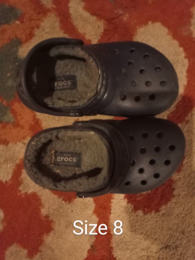 Size 8 Toddler Crocs 