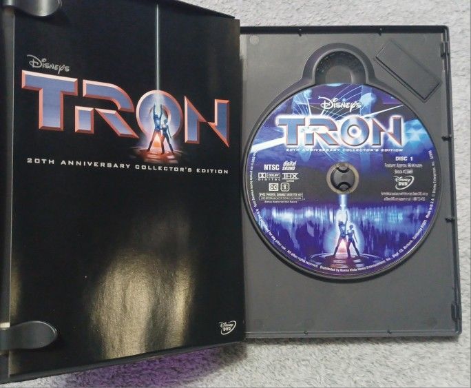 Tron Movie DVD 2 Dics Set 20th Anniversary Edition Movie Video