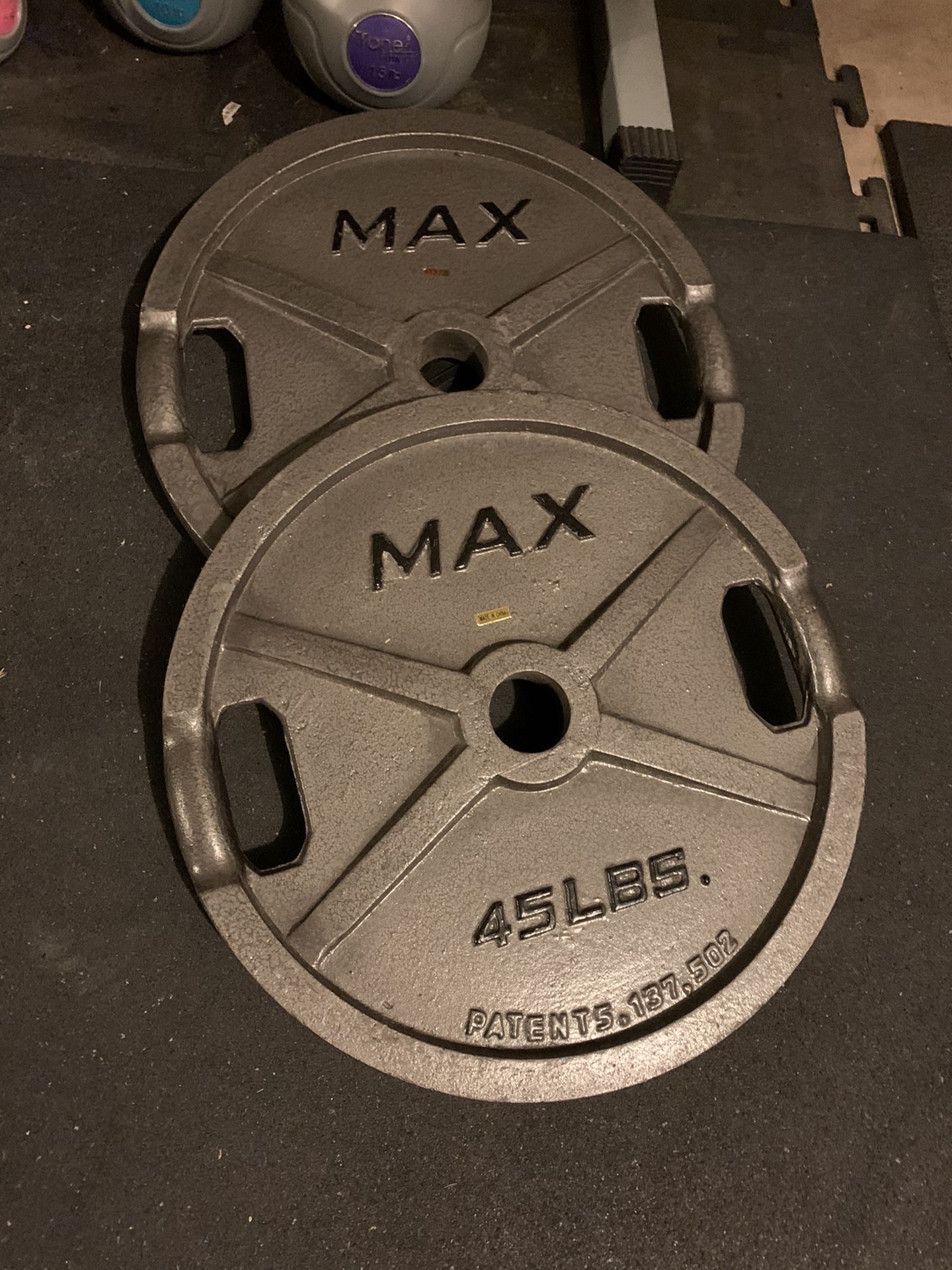 45 lb weights for weight bench