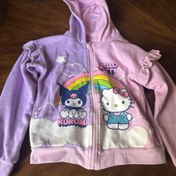 Girls Hello Kitty and Kuromi Hoodie 