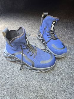 Steel toe work boots