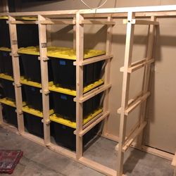 Custom Bin Storage Shelving - Free Local Delivery!