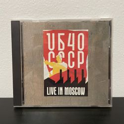 UB40 CCCP Live In Moscow CD Album 80s Vintage English Reggae Band 1987