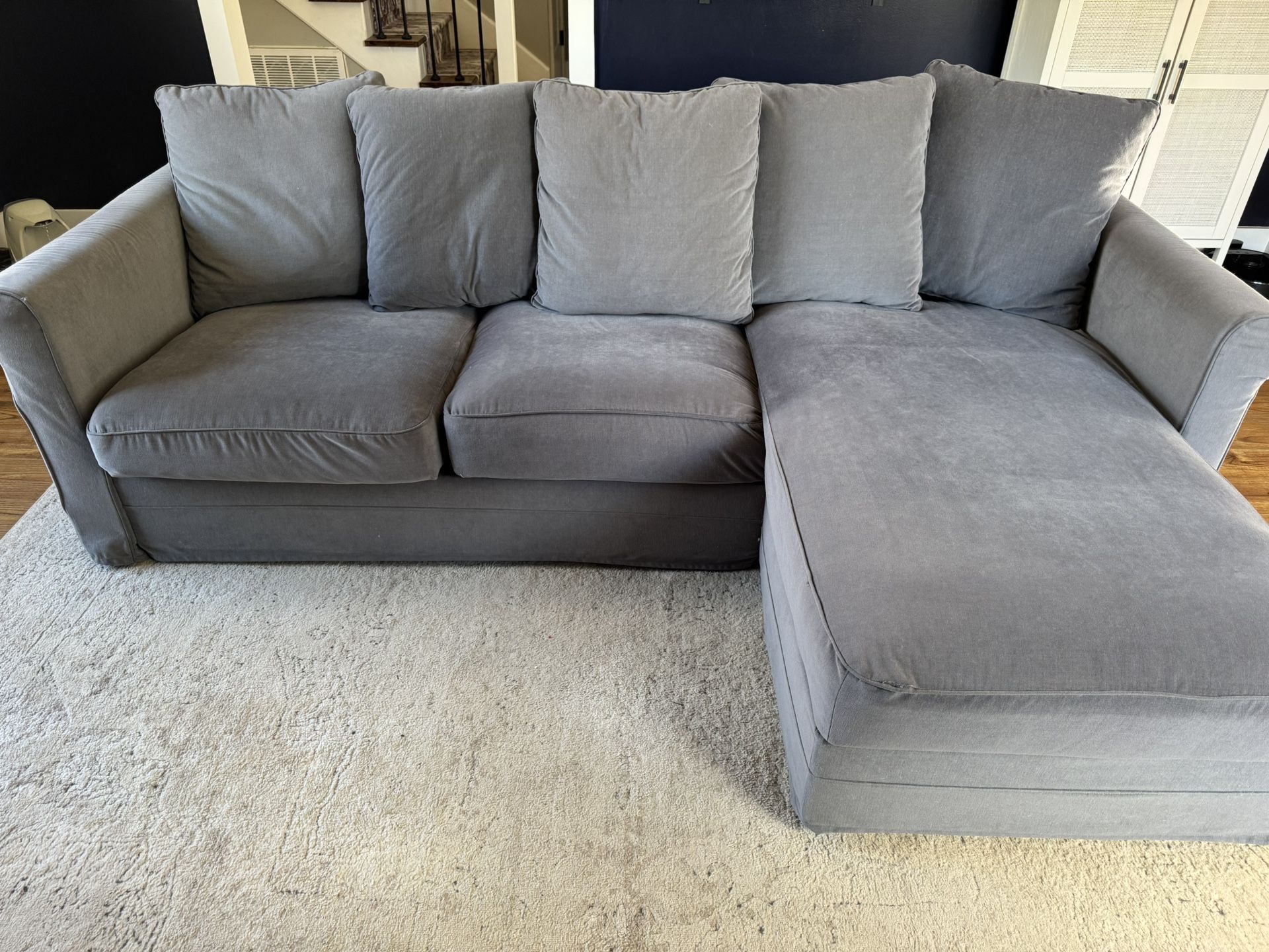 Sofa With Storage Chaise 