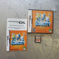 SIM CITY DS (Nintendo DS, 2007 CIB Complete With MANUAL video game
