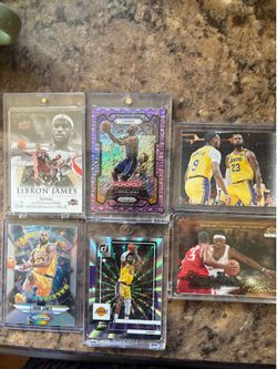 LeBron James 6 Card Lot