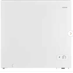 7.0 cu. ft. Manual Defrost Chest Freezer with LED Light in White, Garage Ready