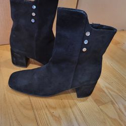 Gabor 92.982 Black Suede Boot UK 4.5 (US Women's 7) B (M)