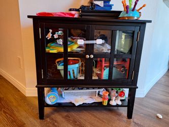 Two Door Accent Storage Cabinet (No Damage, No Smoke, No Pets