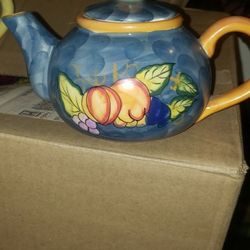 Bluish Tea Pot