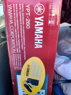 Ypt-260 Yamaha Electric Piano New!