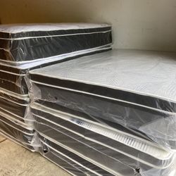 Queen Pillowtop Mattress And Box Spring New In Plastic Free Delivery In Atlanta 