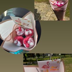 Crochet Tulips Bouquet 