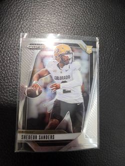 Shedeur Sanders Colorado Rookie Prizm Panini nfl SPORTS card!
