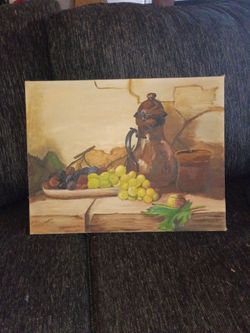 Original Still Life Oil Painting on Canvas