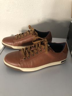 Men Shoes Yellow Brown Size 9