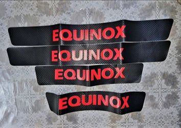 For Chevy Equinox Door Sill Protector  Carbon Fiber Sticker