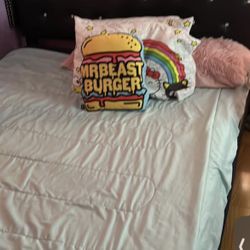 Queen Bed And Bed Frame 