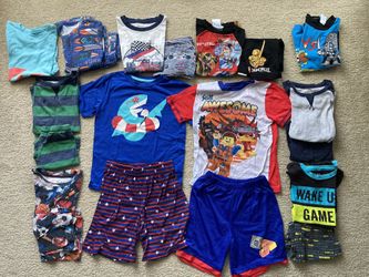 Boys Summer Pajama Sets Size 6/7