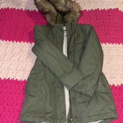 Green GAP Winter Coat