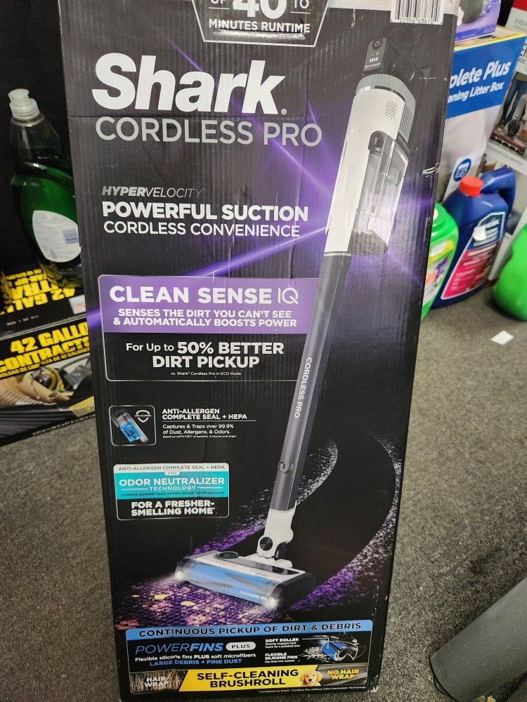 Shark Cordless Stick Vacuum Cleaner.