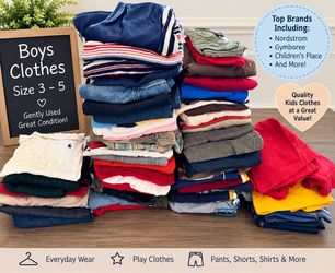 Boys’ Clothing Lot – Sizes 3T–5T – $100