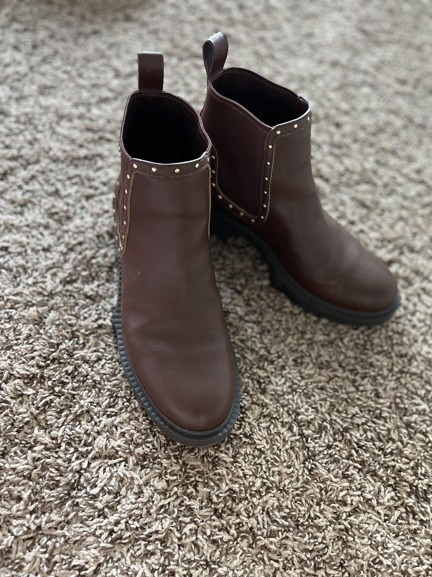 Coach Ankle Boots- Brown - Size 7