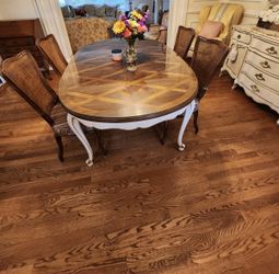 Dining Table John Witticomb With Chairs  