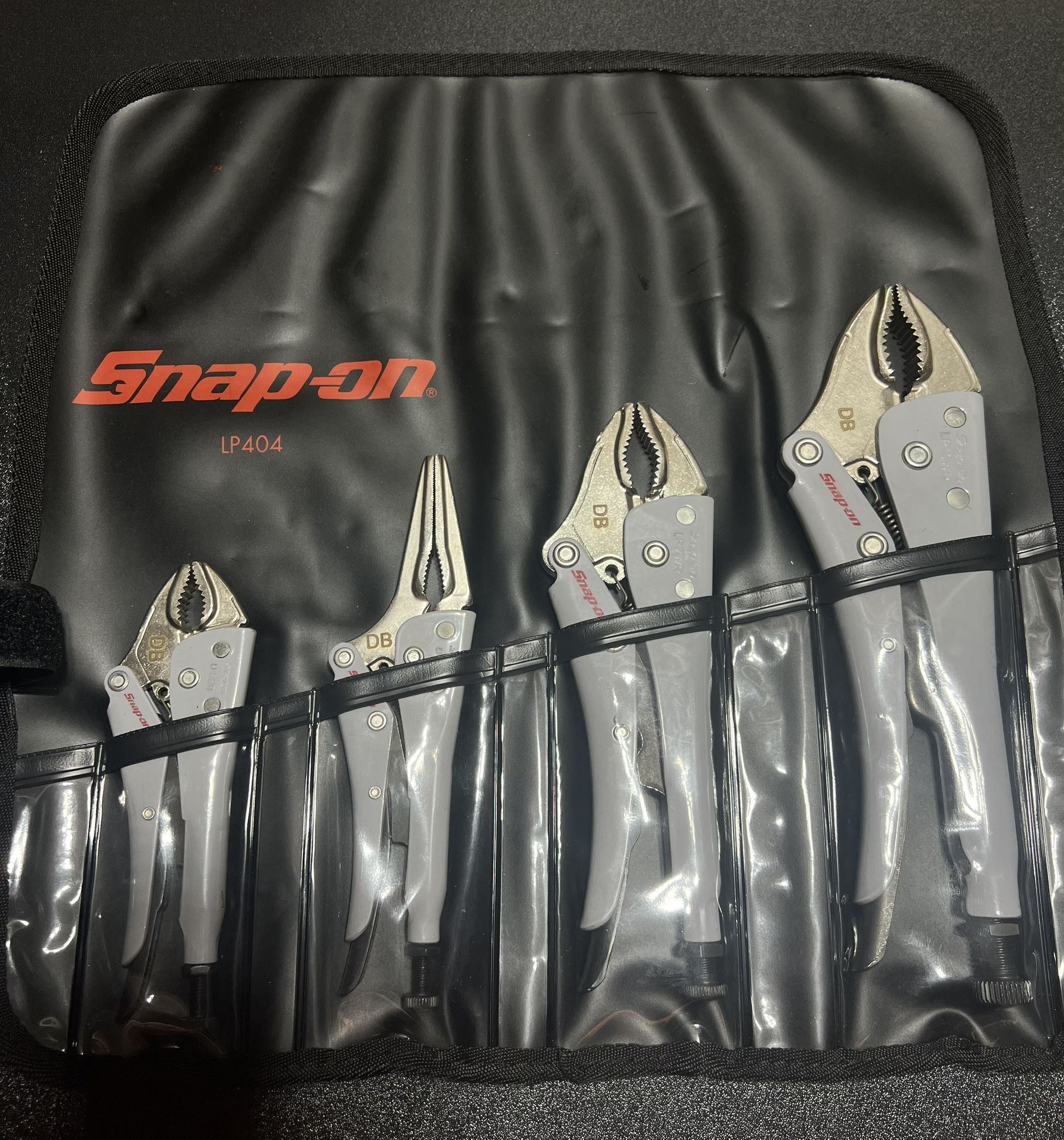 Snap On LP404 Locking Pliers Combination Set