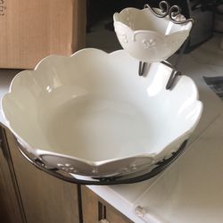 Juego de tazon para servir Princess house