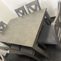 Dining Table With 4 Chairs And A Bench