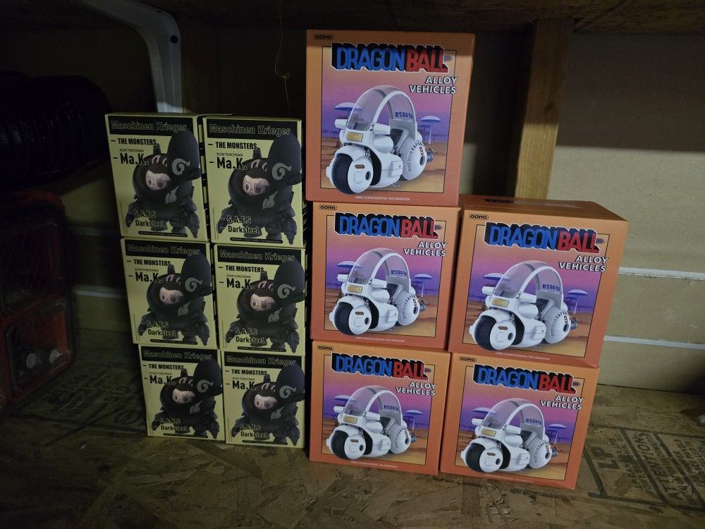 Potmart Labubu Yokohama And Dragon Ball Cars