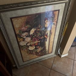 Picture Frame Floral Decor