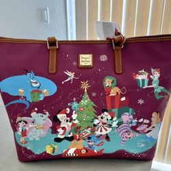 Disney Christmas Dooney & Bourke Tote Bag