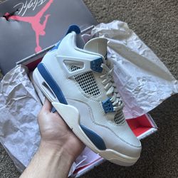 Jordan 4 Retro Military blue