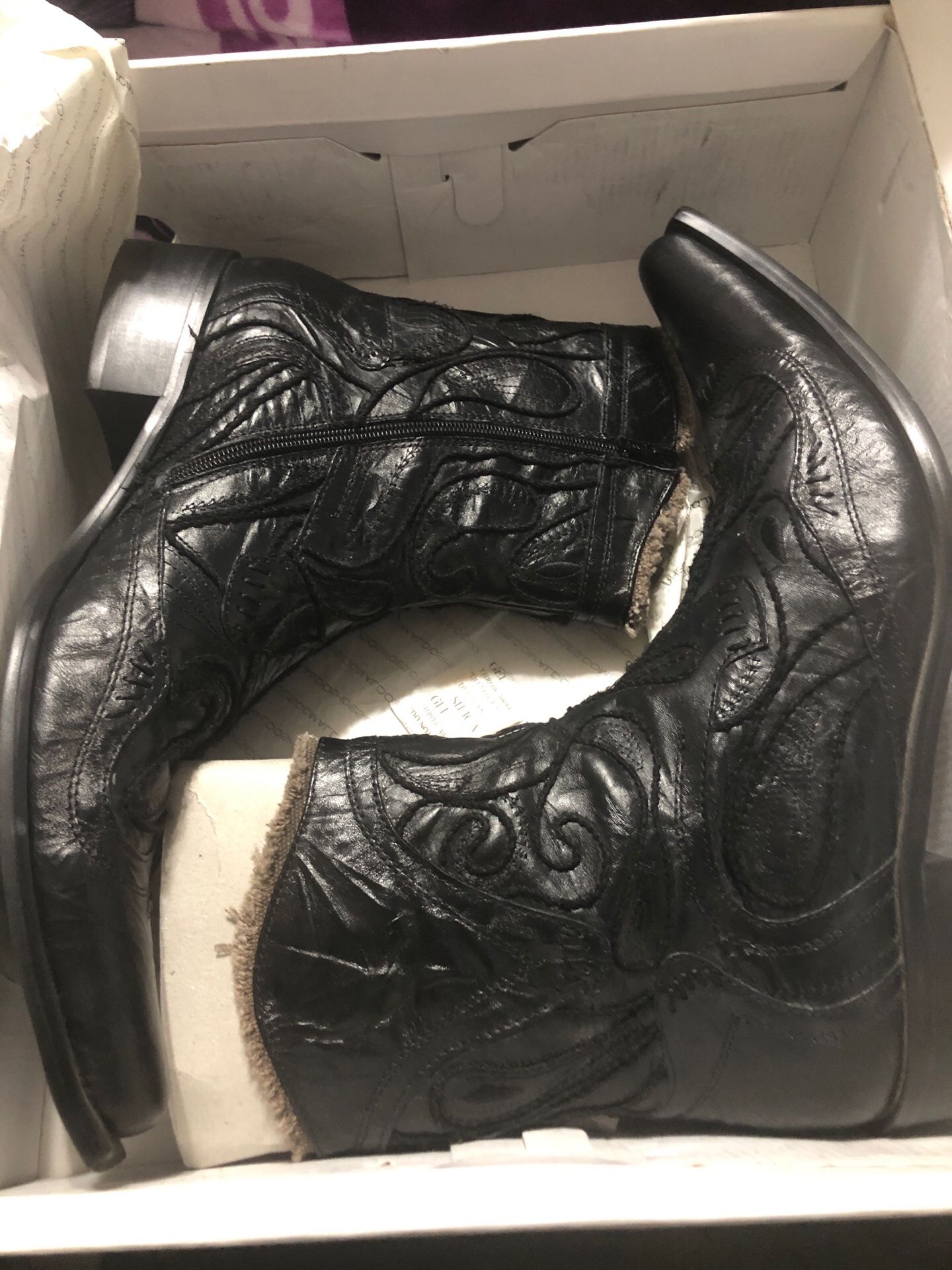 Aldo Men’s boots leather size 43 men (9.5 men)