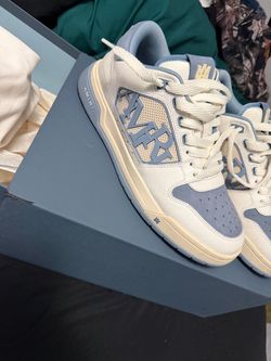 Amiri MA-1 Low-Top Sneakers White Blue