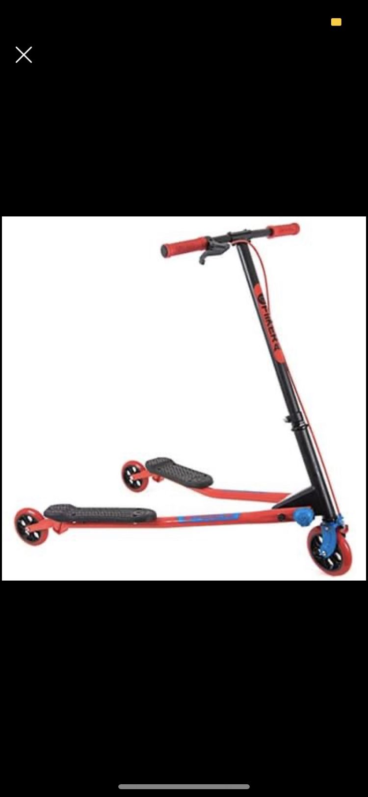 Yvolution Y Fliker Air A3 Kids Drifting Scooter / Swing Scooter Age 7 And Up