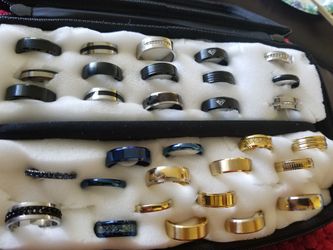 Men's Bands Lot ~Various sizes and styles