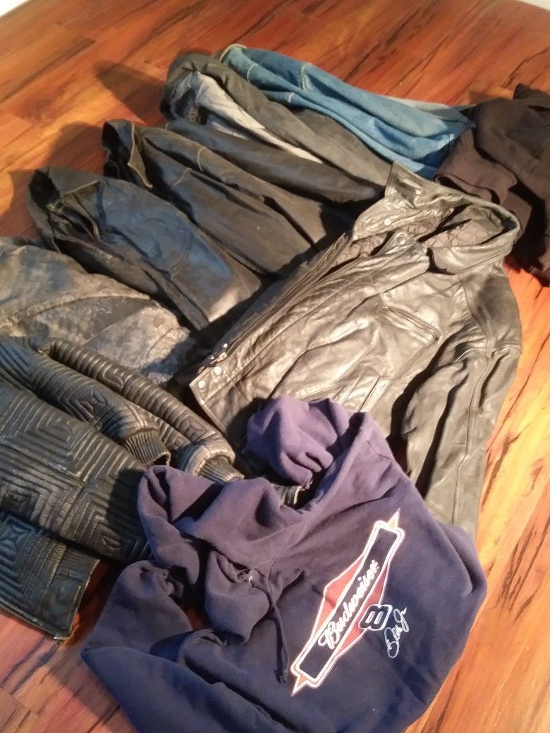 6 Leather jackets 1 Denim..2 Goodies.