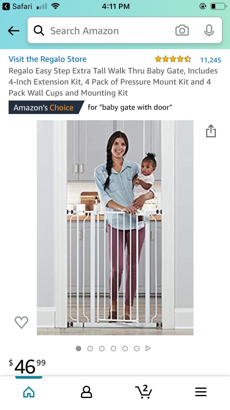 Extra tall baby Gate /dog gate